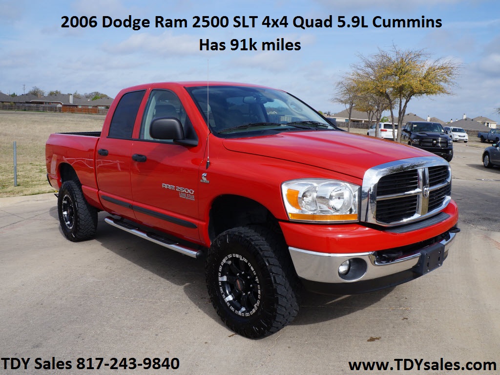 Where can you find used Dodge diesel pickup trucks?